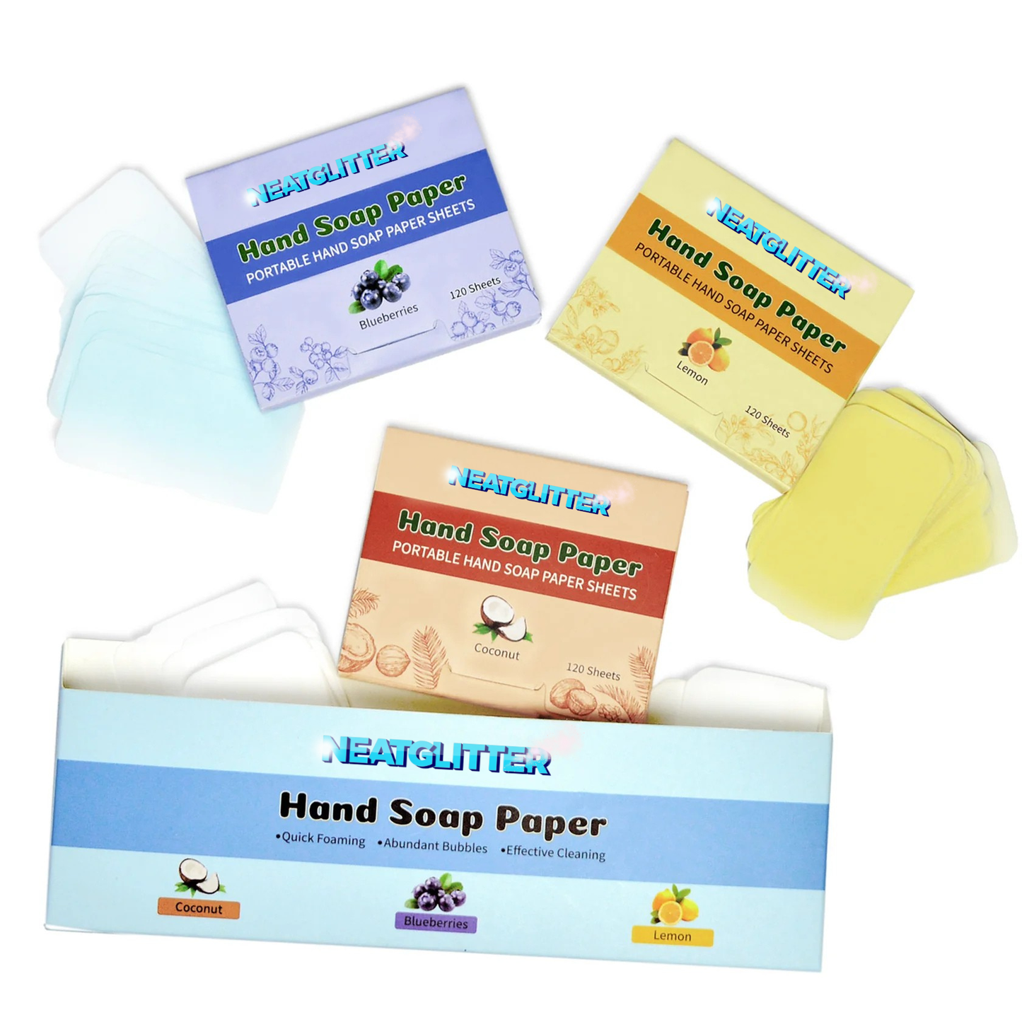 Hand soap paper